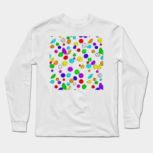 Abstract Dreams of Summer Fruit (MD23SMR006b) Long Sleeve T-Shirt